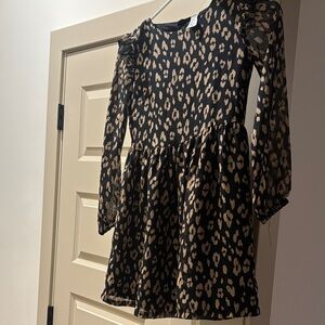 Carters Leopard Print Kids Dress